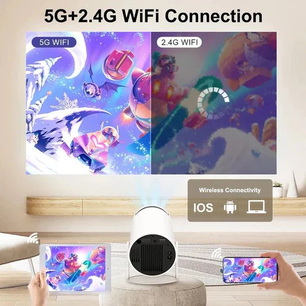 Mini Round Projector | جهاز عرض صغير دائري